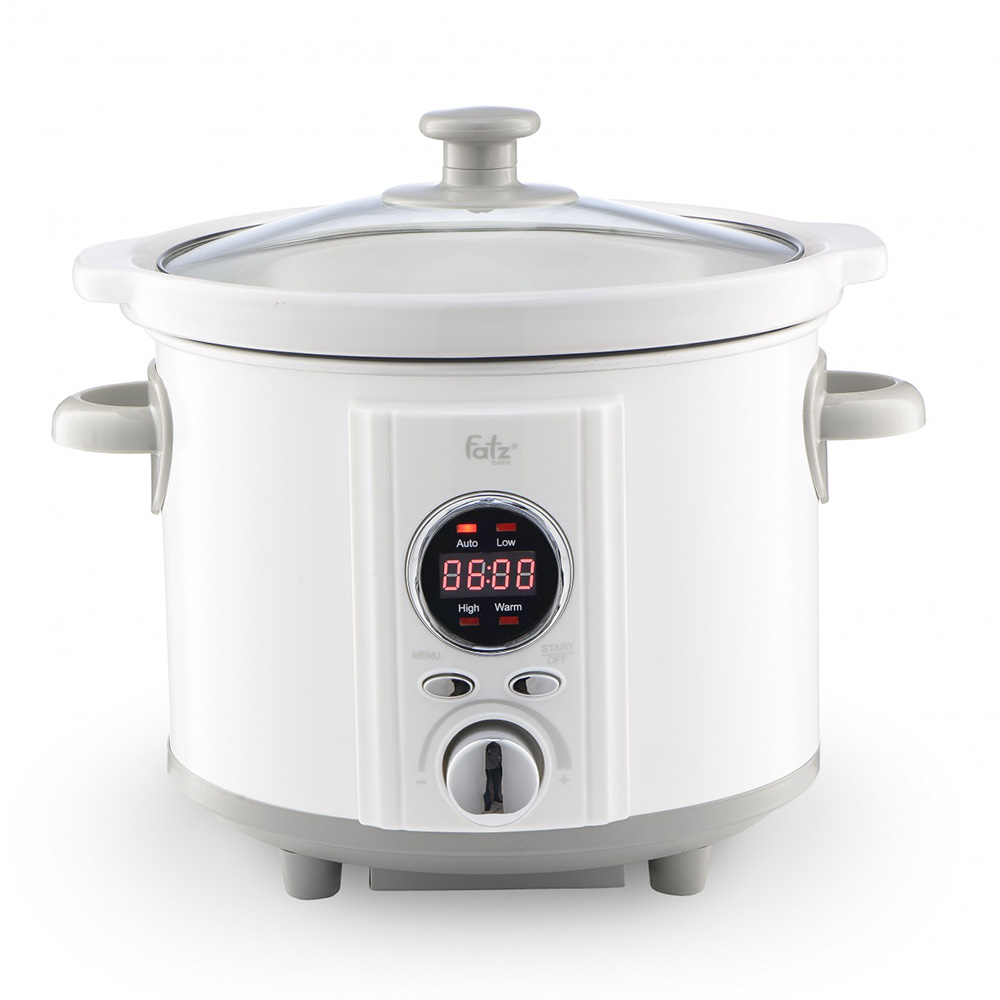 Nồi Nấu Chậm Thông Minh Hẹn Giờ Fatzbaby 2.5L - SLOW 4 - FB9215MT (Màu Trắng)