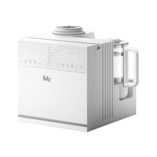 Máy Đa Năng Điện Tử (Tiệt trùng UVC LED/ Sấy Khô/ Bảo Quản/ Rã đông/ Lắc & Giữ Ấm Sữa/ Đun & Hâm Nước Pha Sữa) Fatzbaby Multi-KING 5 Pro - FB9288BT